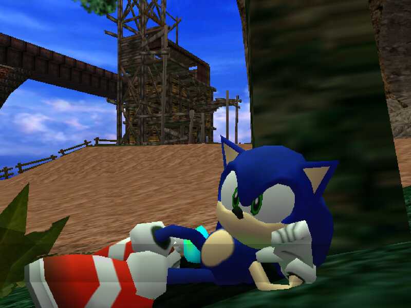 captura de tela de sonic adventure